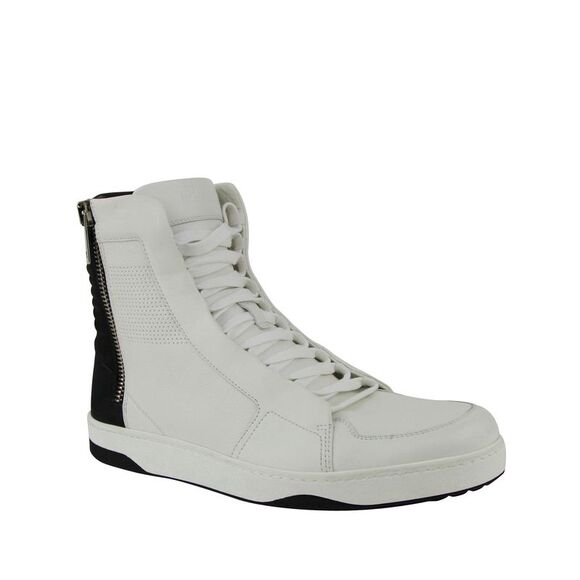Gucci Men's Zip Up Black / White Suede / Leather Hi Top Sneakers (Pre-Owned) - Picture 1 of 8